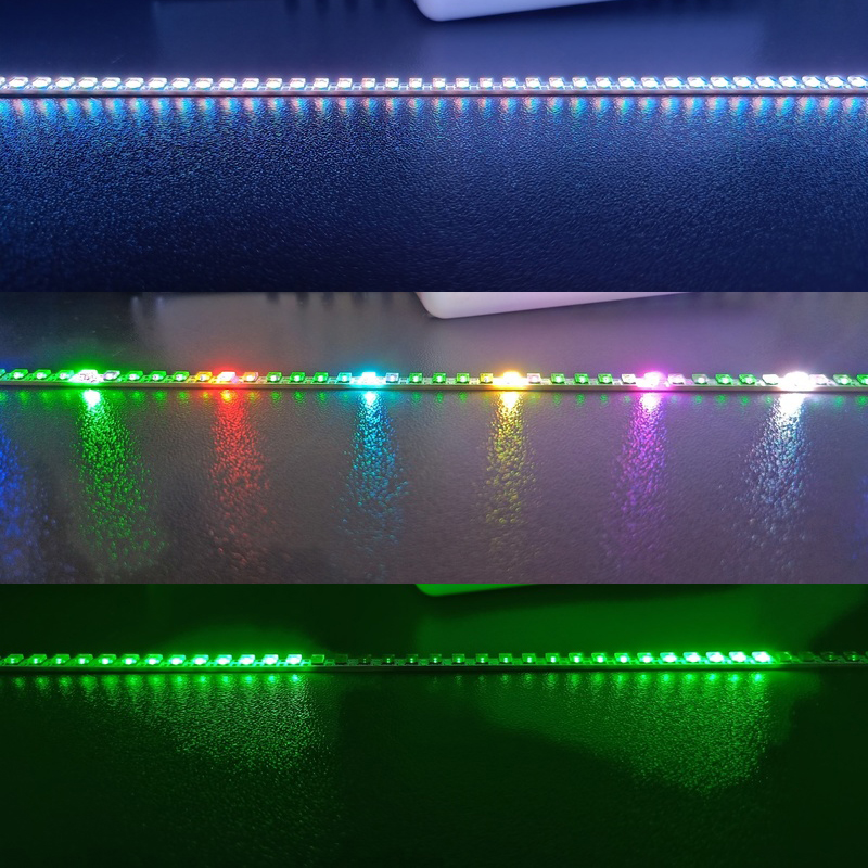 APA102 SMD2020 Narrowest 3mm/0.12in 250LEDs/M DC5V Individually Addressable RGB LED Strip Lights - 0.5m/1.64ft APA102 SMD2020 Narrowest 3mm/0.12in 250LEDs/M DC5V Individually Addressable RGB LED Strip Lights - 0.5m/1.64ft